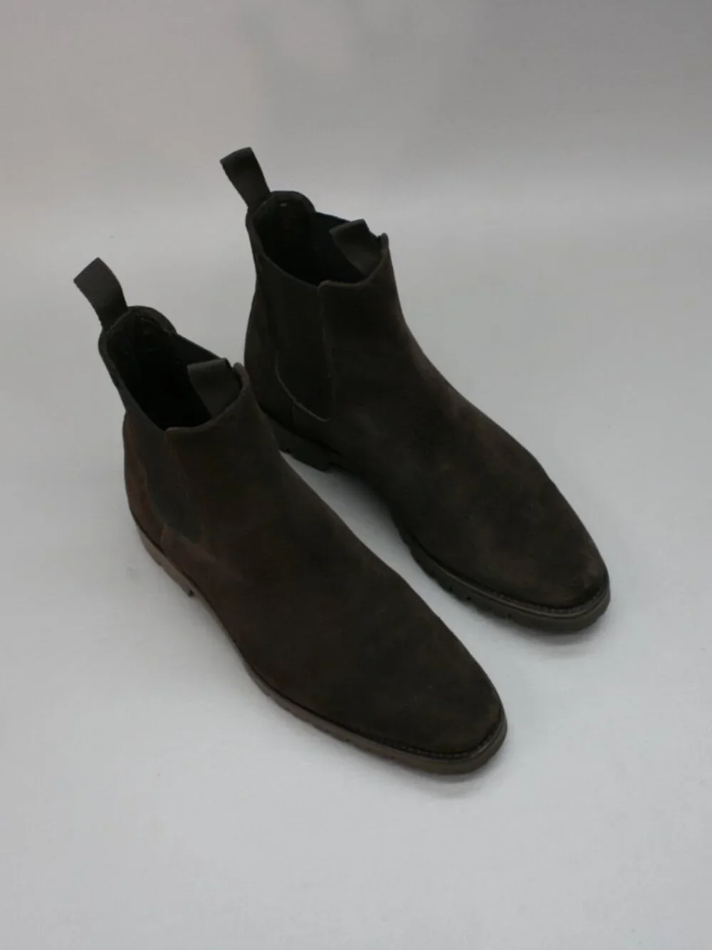 Cavour (8 UK) Men's (9 US) Chelsea Brown Suede Pull-on Ankle Vibram Boots Spain